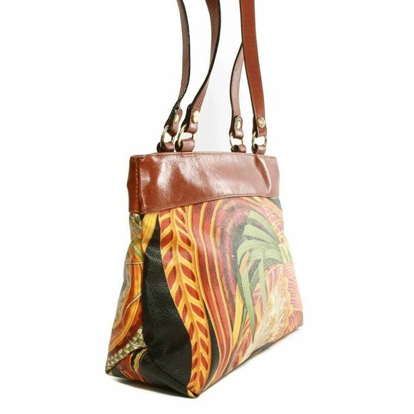 Salvatore Ferragamo Botanical pattern shoulder bag - Picture 8 of 12